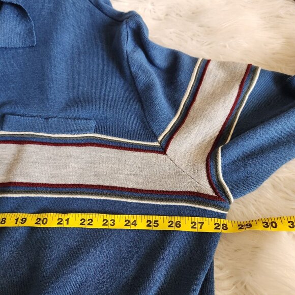 VTG Haband Casual Joe Mens Bowling Shirt XXL Polo‎ Long Sleeve Retro - Picture 5 of 9